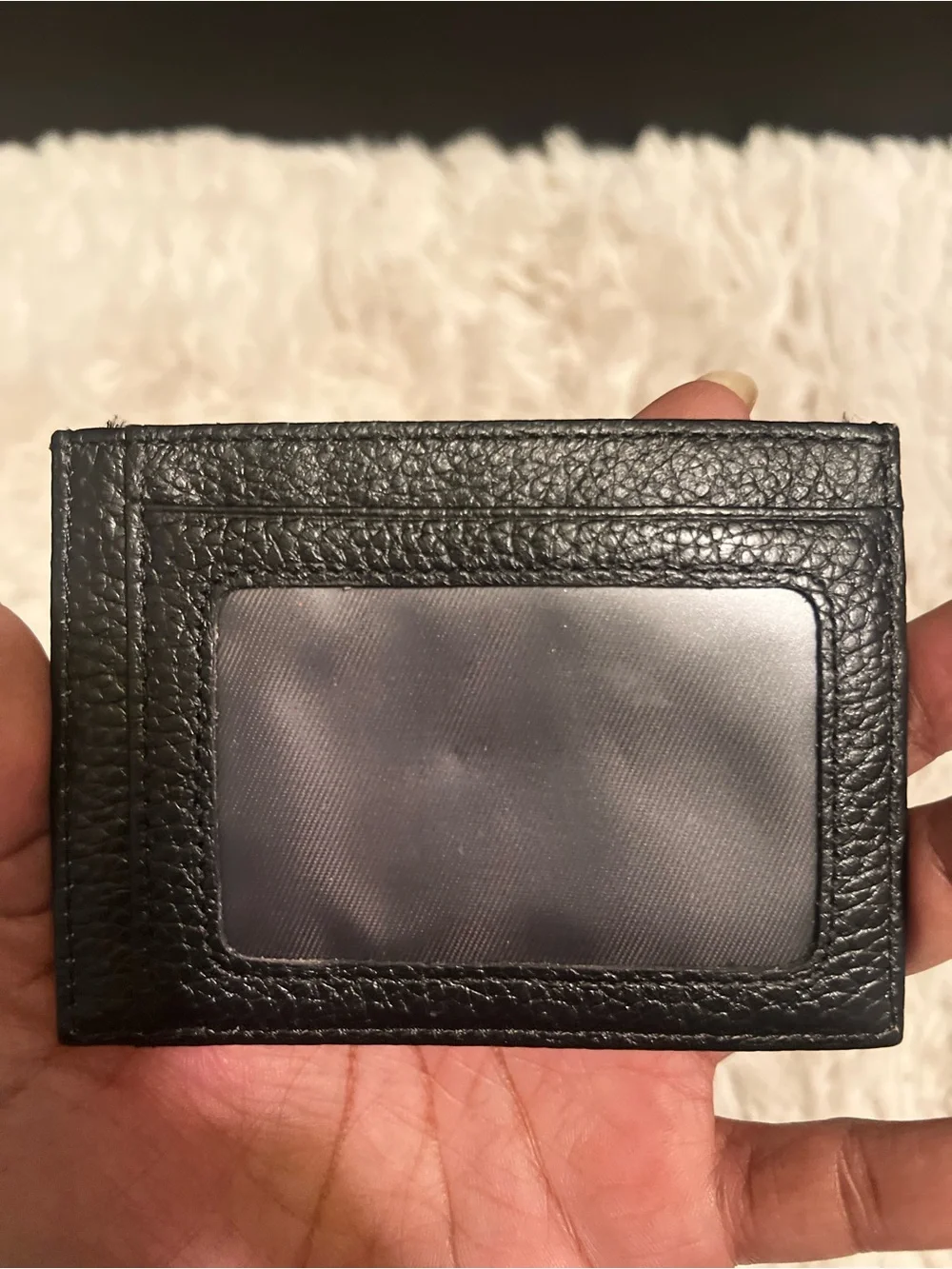 Compact Women's Card & Key Holder Set — Black, Red, White, Gray
